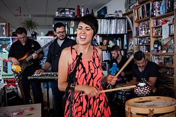 Gina Chavez performs on NPR's Tiny Desk Concert series